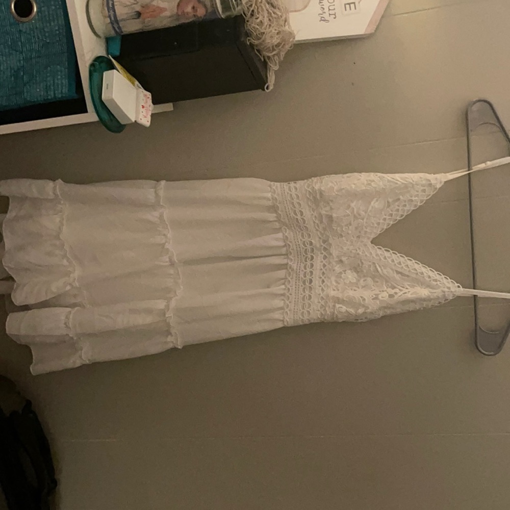 White sun dress